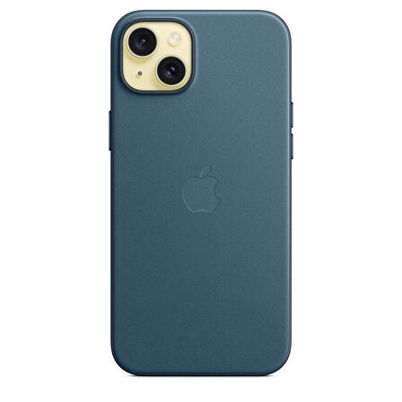 iPhone 15 Plus için MagSafe özellikli Mikro Dokuma Kılıf - Pasifik Mavisi - MT4D3ZM/A