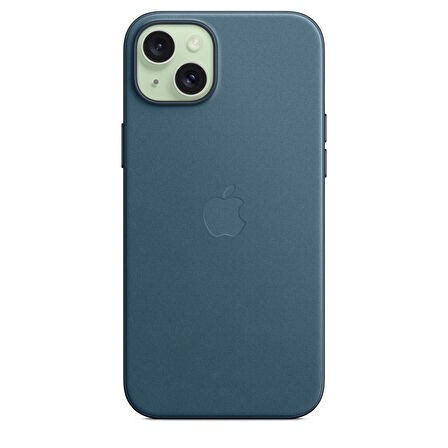 iPhone 15 Plus için MagSafe özellikli Mikro Dokuma Kılıf - Pasifik Mavisi - MT4D3ZM/A