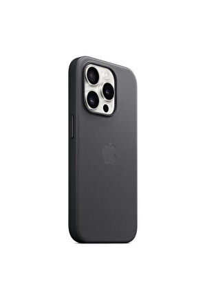 iPhone 15 Pro MagSafe Özellikli Mikro Dokuma Siyah Kılıf MT4H3ZM/A Teşhir