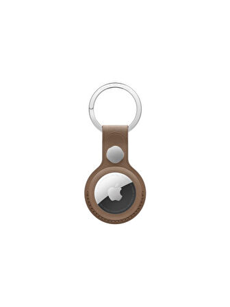 Apple Airtag Mikro Dokuma Anahtarlık - Vizon Grisi OUTLET