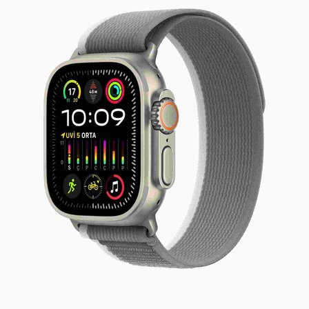 49 mm Yeşil/Gri Trail Loop - S/M - MT5Y3ZM/A