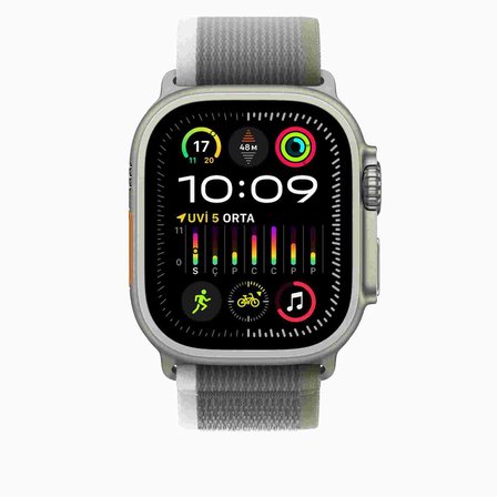 49 mm Yeşil/Gri Trail Loop - S/M - MT5Y3ZM/A