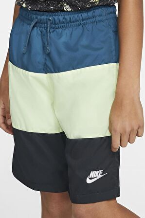 Nike Sportswear Unisex Genç Çocuk Renkli Dokuma Şort