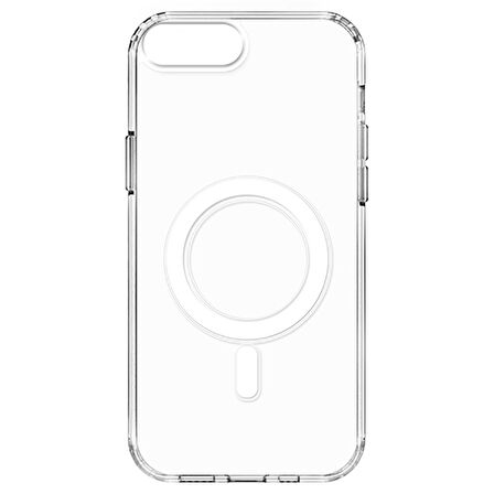 Gpack Apple iPhone SE 2020 uyumlu Kılıf M-Safe Şarj Özellikli Sert PC Embos Kapak