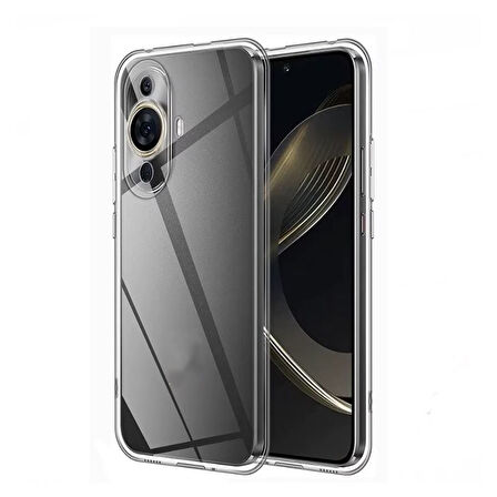 Gpack Huawei Nova 11 uyumlu Kılıf Süper Silikon Kamera Korumalı Şeffaf