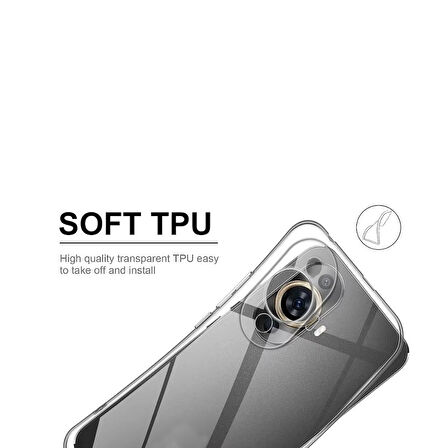 Gpack Huawei Nova 11 uyumlu Kılıf Süper Silikon Kamera Korumalı Şeffaf