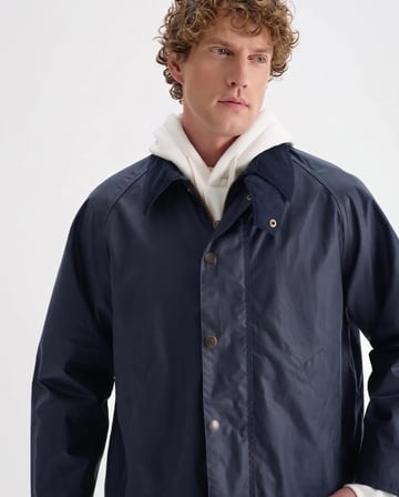 Utility Yağlı Ceket Navy Lacivert / Utility  Wax Jacket Navy