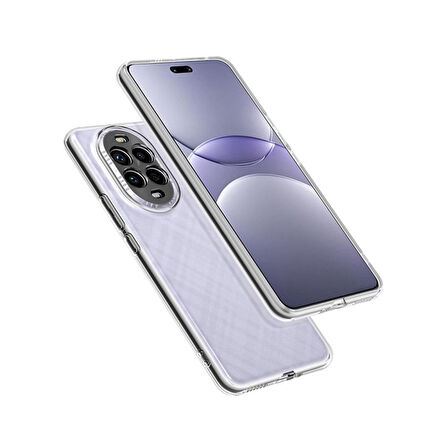 Gpack Huawei Nova 13 Pro uyumlu Kılıf Süper Silikon Kamera Korumalı Şeffaf