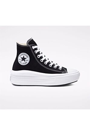 Convers CHUCK TAYLOR ALL STAR MOVE PLATFORM Kadın Günlük Spor Ayakkabı 568497CSiyah-Byz