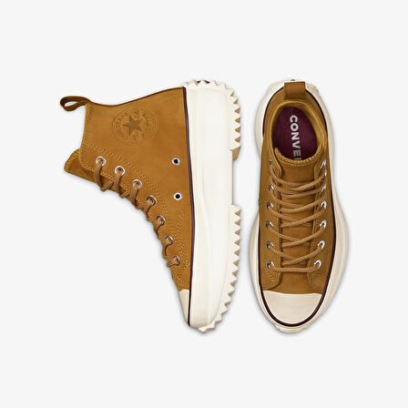 Converse 171666C Run Star Hike Hi Kadın Kahverengi Platform Sneaker Günlük Spor Ayakkabı