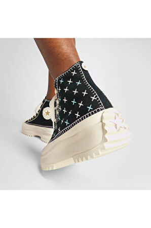 Run Star Hike Unisex Siyah Platform Sneaker