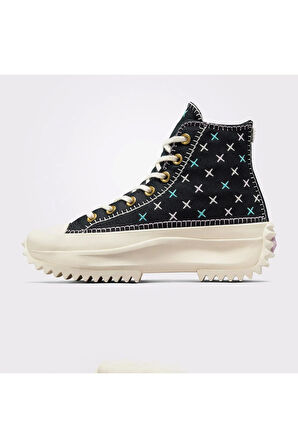 Run Star Hike Unisex Siyah Platform Sneaker