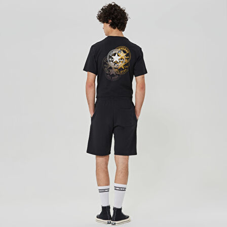 Converse Go-To Embroidered Star Chevron Fleece  Unisex Siyah Şort