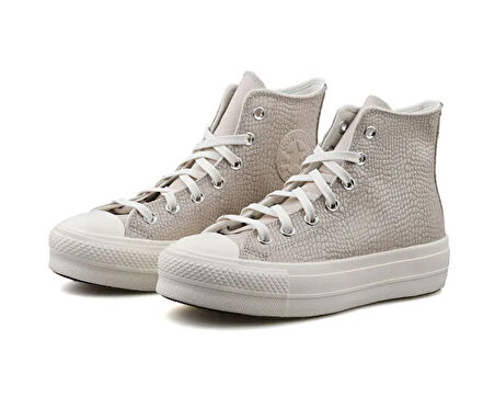 Converse Chuck Taylor All Star Lift Kadın Günlük Ayakkabı A04267C-247 Krem