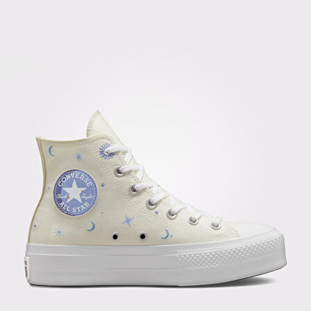 Converse A02895C Chuck Taylor All Star Lift Kadın Beyaz Boğazlı Sneaker Günlük Spor Ayakkabı