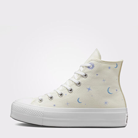 Converse A02895C Chuck Taylor All Star Lift Kadın Beyaz Boğazlı Sneaker Günlük Spor Ayakkabı