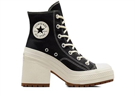 Converse Chuck 70 De Luxe Heel Kadın Günlük Ayakkabı A05347C Siyah