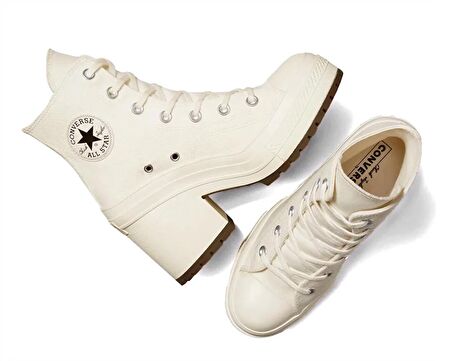 Converse Chuck 70 De Luxe Heel Kadın Günlük Ayakkabı A05348C Krem