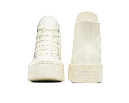 Converse Chuck Taylor All Star Modern Lift Platform Canvas Kadın Günlük Ayakkabı A06140C Krem