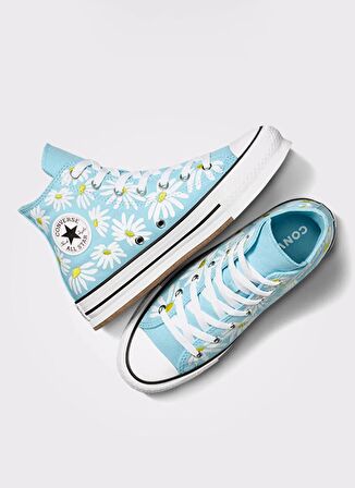 Converse Mavi Kız Çocuk Yürüyüş Ayakkabısı A06337C.457-CHUCK TAYLOR ALL STAR