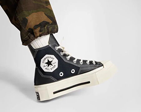 Converse Chuck 70 De Luxe Squared Kadın Günlük Ayakkabı A06435C Siyah