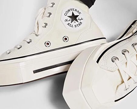 Converse Chuck 70 De Luxe Squared Kadın Günlük Ayakkabı A06436C Bej