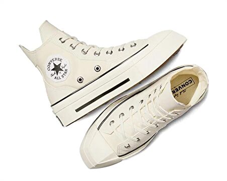 Converse Chuck 70 De Luxe Squared Kadın Günlük Ayakkabı A06436C Bej