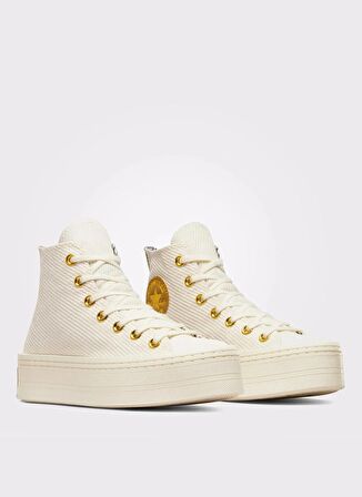 Converse Krem Kadın Deri Lifestyle Ayakkabı A07204C CHUCK TAYLOR ALL STAR MO