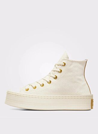 Converse Krem Kadın Deri Lifestyle Ayakkabı A07204C CHUCK TAYLOR ALL STAR MO