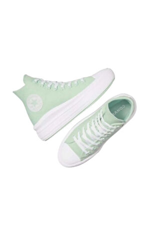 Chuck Taylor All Star Motıon Platform Stars A08100c Unisex Yeşil Günlük Sneaker Ayakkabı