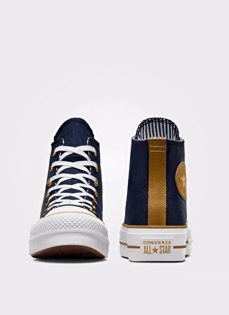 Converse Mavi Kadın Deri Lifestyle Ayakkabı A08860C CHUCK TAYLOR ALL STAR LI