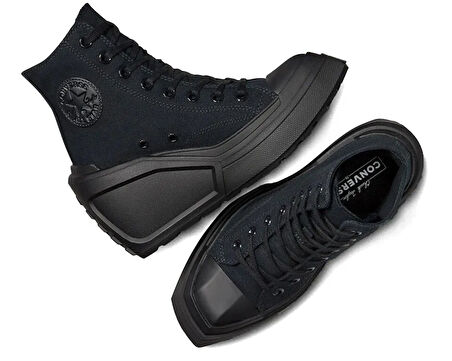 Converse Chuck 70 De Luxe Wedge Hi Kadın Günlük Ayakkabı A08094C Siyah