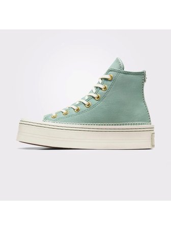 Converse Chuck Taylor All Star Lift Unisex Yeşil Platform Sneaker