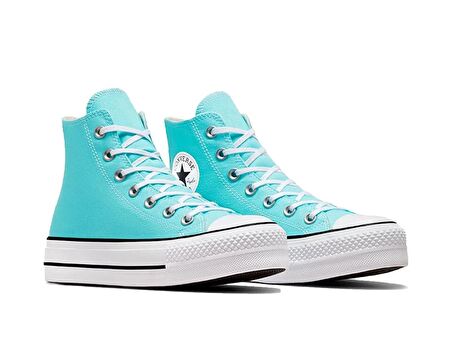 Converse Chuck Taylor All Star Lift Kadın Günlük Ayakkabı A07570C Mavi