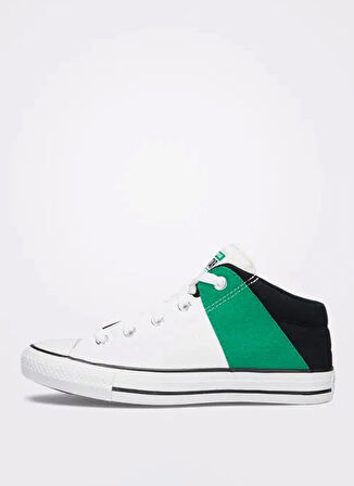 Converse Siyah - Beyaz - Yeşil Erkek Çocuk Yürüyüş Ayakkabısı A07361C.102-CHUCK TAYLOR ALL STAR