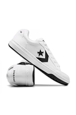 Converse A07517C Pro Blaze V2 Synthetic Leather Sneaker Beyaz-Siyah Unisex Ayakkabı