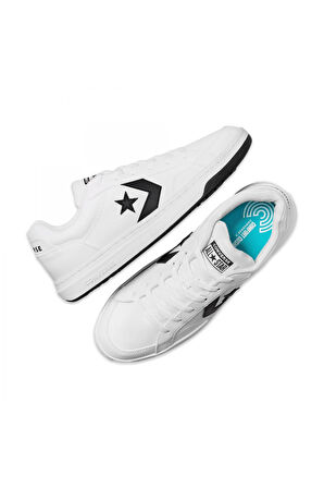 Converse A07517C Pro Blaze V2 Synthetic Leather Sneaker Beyaz-Siyah Unisex Ayakkabı