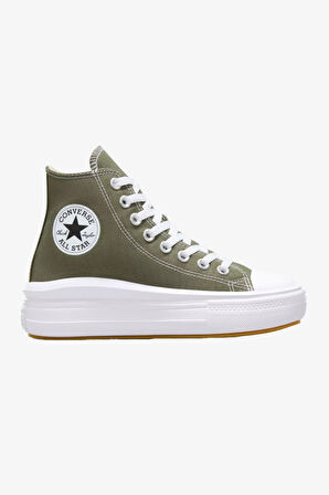 Converse Chuck Taylor All Star Move Hi Kadın Haki Sneaker A08295C