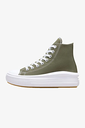 Converse Chuck Taylor All Star Move Hi Kadın Haki Sneaker A08295C