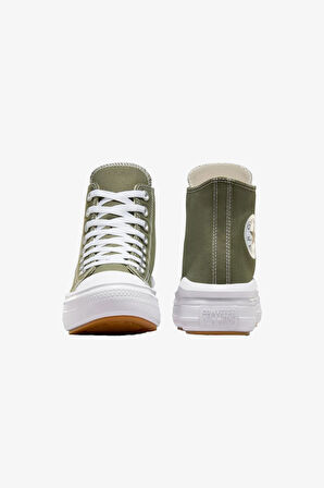 Converse Chuck Taylor All Star Move Hi Kadın Haki Sneaker A08295C