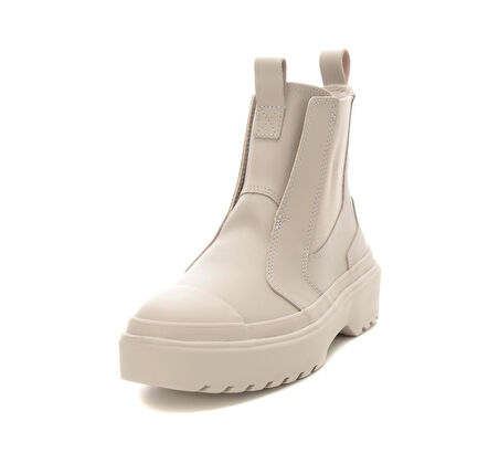 A08395C-K Converse Ctas Chelsea Lugged Hı Papyrus Kadın Spor Ayakkabı Krem