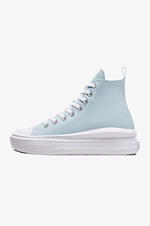 Converse Chuck Taylor All Star Move Hi Kadın Mavi Sneaker A08427C