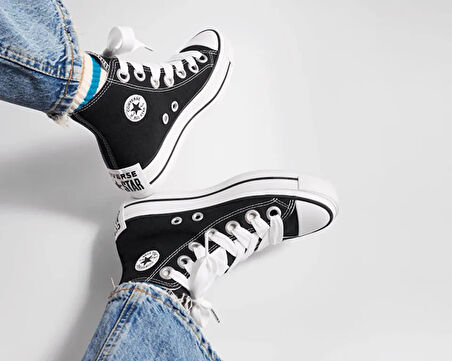 Converse Ctas Lift Hi Kadın Günlük Ayakkabı A10424C Siyah