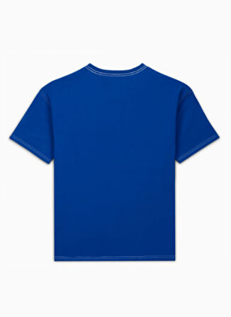 Converse Mavi Erkek Regular Fit Baskılı T-Shirt SKETCH PACK TEE BLUE