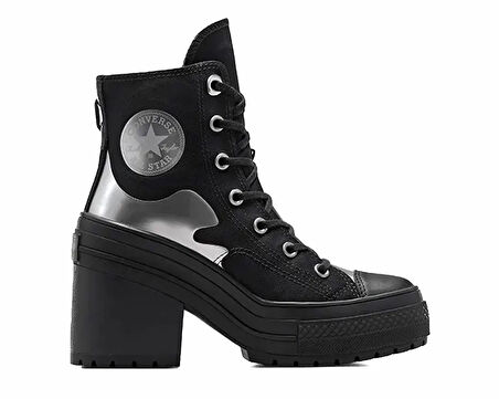 Converse Chuck 70 De Luxe Heel Hi Kadın Günlük Ayakkabı A11629C Siyah