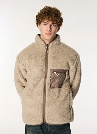 Converse Vizon Erkek Mont 10026727.216 SHERPA JACKET PAPYRUS