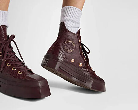 Converse Chuck 70 De Luxe Squared Kadın Günlük Ayakkabı A10039C Kırmızı