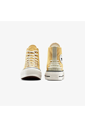 Chuck Taylor All Star Lift Crafted Laces Unisex Beyaz Platform Sneaker