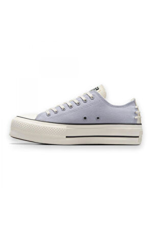 Converse A12553C Chuck Taylor All Star Lift Crafted Laces Platform Sneaker Lila Unisex Aya