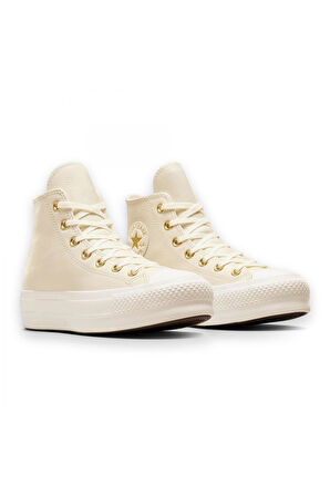 Converse A12764C Chuck Taylor All Star Lift Sneakers Bej Unisex Spor Ayakkabı